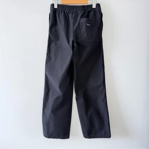 Aritzia TNA Christie Pant Black Wide Leg Pull On Cotton | 2XS Elastic Waist - Picture 8 of 16